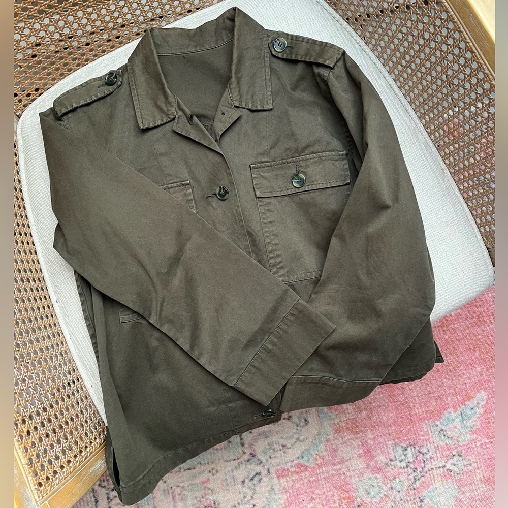 Velvet Army Jacket
